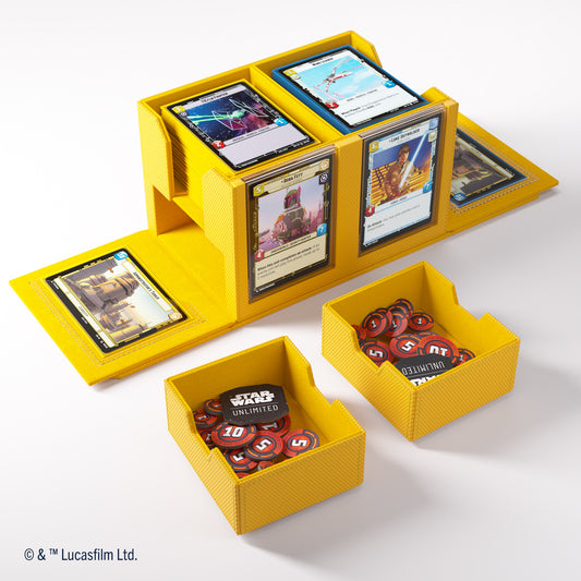 Gamegenic Star Wars Unlimited Double Deck Pod - Yellow