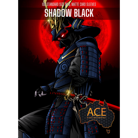 A.C.E: 100 Pack Premium Sleeves: Shadow Black