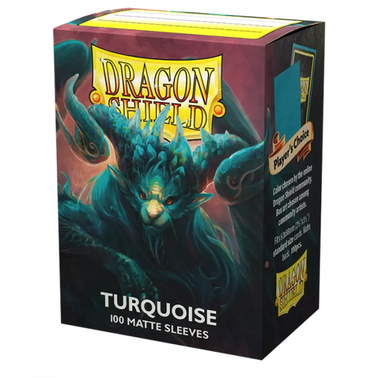 Dragon Shield - Box 100 - Turquoise Matte