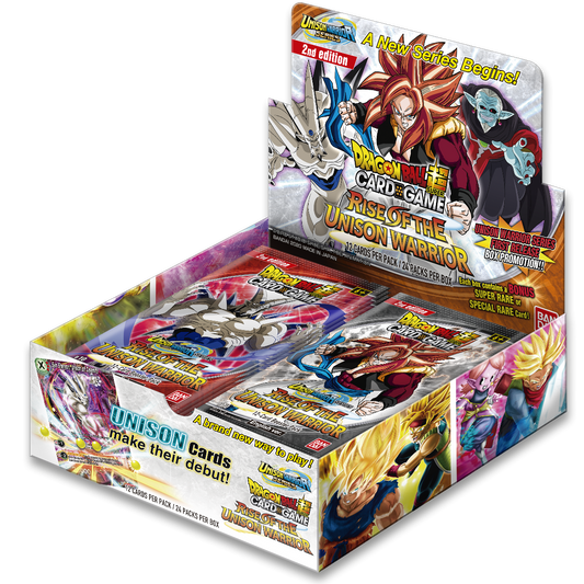 Dragon Ball Super Card Game UW1 Rise of the Unison Warrior Booster Box 2nd Edition