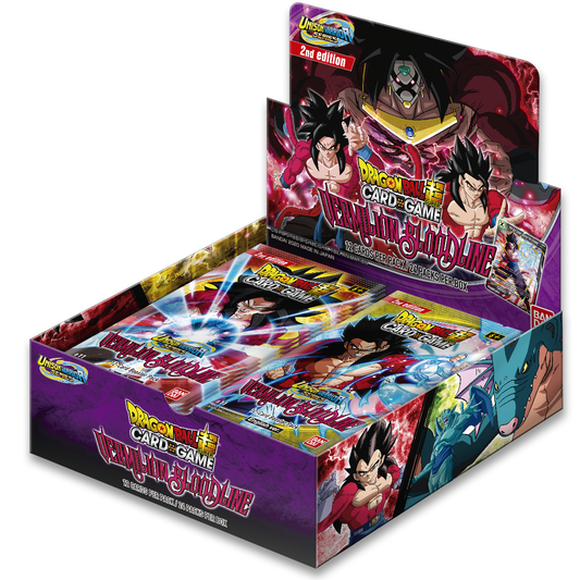 Dragon Ball Super Card Game UW2 Vermilion Bloodline Booster Box 2nd Edition